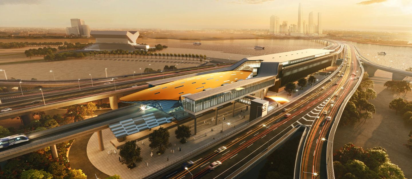 Dubai Metro Route